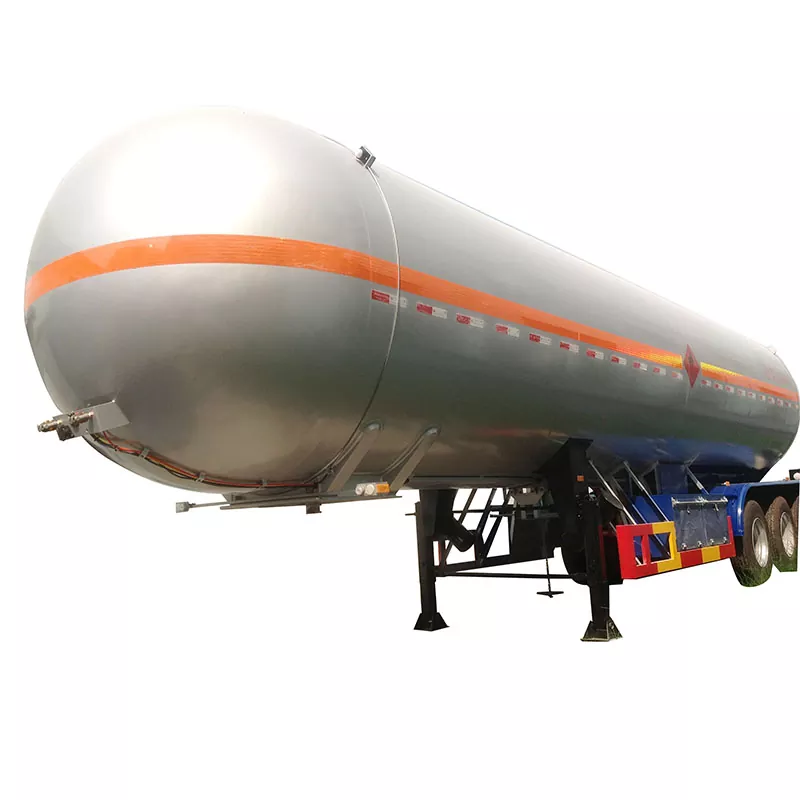 Asme Standard सह 50cbm 3-axle Lpg टँकर ट्रेलर